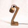 Handgemaakte verstelbare houten bureaulamp B12