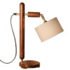 Handgemaakte verstelbare houten bureaulamp N21