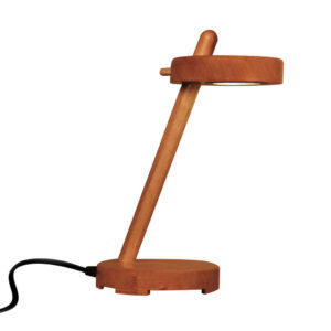 Handgemaakte verstelbare houten bureaulamp N27