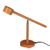Handgemaakte verstelbare houten bureaulamp N29