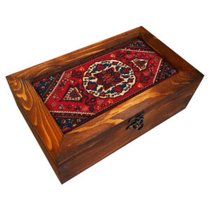 Houten Bestekdoos – Model Farsh Tapijtontwerp