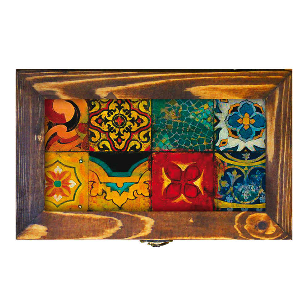 Houten Bestekdoos – Model Tile Perzisch