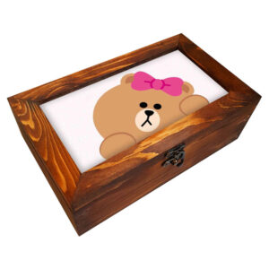 Houten Bestekopbergkist – Model Lieve Beer