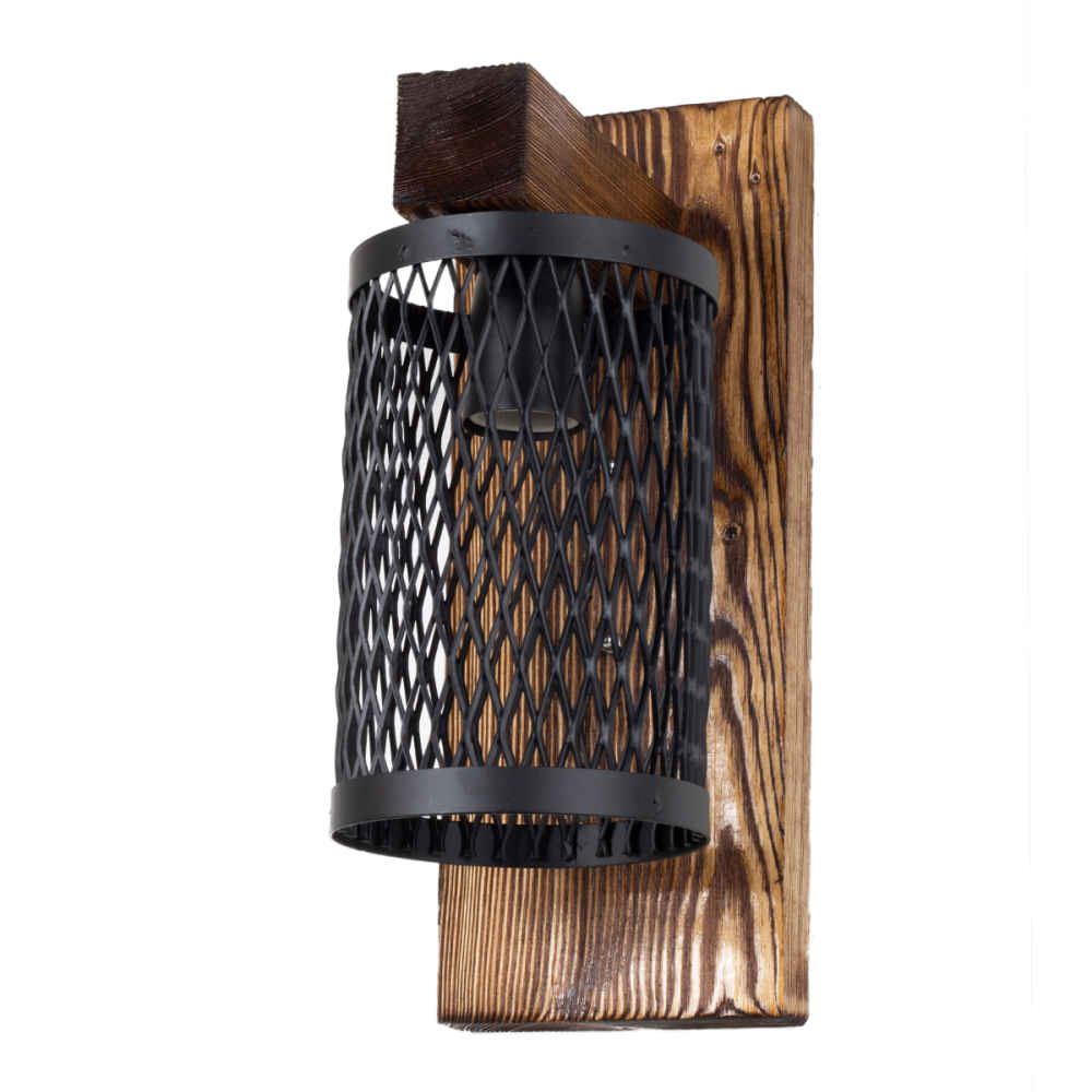Houten wandlamp in moderne minimalistische stijl – Gezellige esthetiek G15