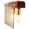 Houten wandlamp in moderne minimalistische stijl – Gezellige esthetiek A2