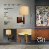 Houten wandlamp in moderne minimalistische stijl – Gezellige esthetiek GI1