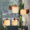 Houten wandlamp in moderne minimalistische stijl – Gezellige esthetiek MD1