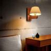 Houten wandlamp in moderne minimalistische stijl – Gezellige esthetiek Maryam