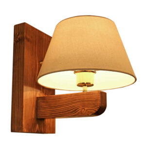 Houten wandlamp in moderne minimalistische stijl – Gezellige esthetiek Maryam