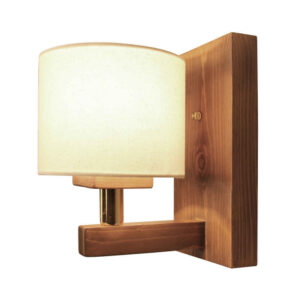 Houten wandlamp in moderne minimalistische stijl – Gezellige esthetiek Masina