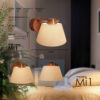 Houten wandlamp in moderne minimalistische stijl – Gezellige esthetiek Mina