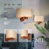 Houten wandlamp in moderne minimalistische stijl – Gezellige esthetiek NT1