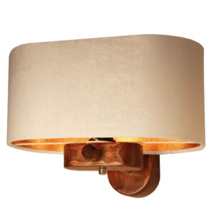 Houten wandlamp in moderne minimalistische stijl – Gezellige esthetiek NT1
