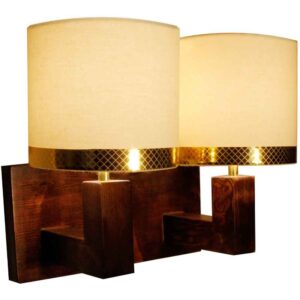 Houten wandlamp in moderne minimalistische stijl – Gezellige esthetiek T2