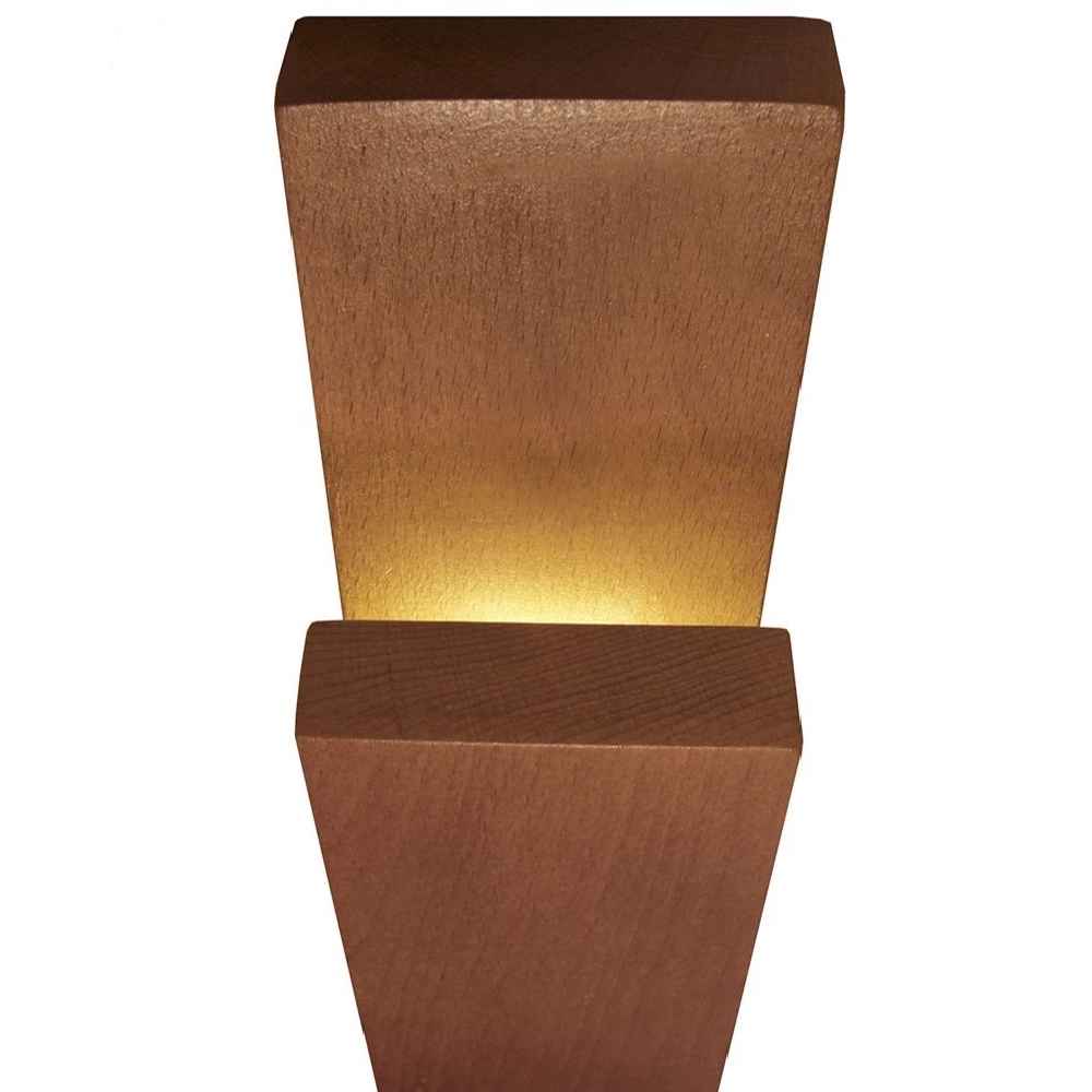 Houten wandlamp in moderne minimalistische stijl – Gezellige esthetiek U1