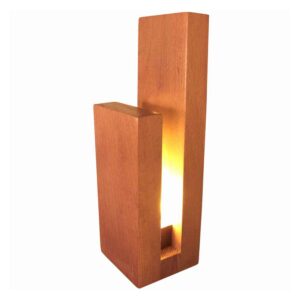 Houten wandlamp in moderne minimalistische stijl – Gezellige esthetiek U1