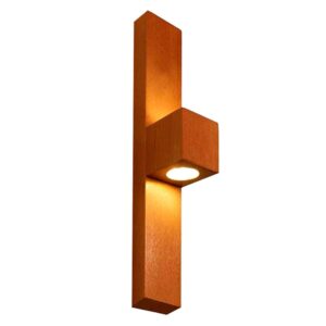 Houten wandlamp in moderne minimalistische stijl – Gezellige esthetiek U2