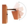 Houten wandlamp in moderne minimalistische stijl – Gezellige esthetiek U5