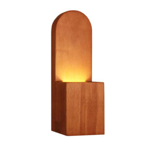 Houten wandlamp in moderne minimalistische stijl – Gezellige esthetiek U9