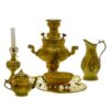 Perzische messing samovar decoratieve houtskool-theemaker 2 liter