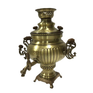 Perzische Messing Samovar Decoratieve Houtskool Theemaker 3 Liter