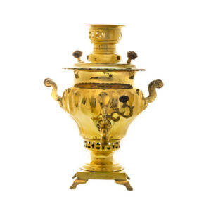 Perzische Messing Samovar Decoratieve Houtskool Theemaker 3 Liter
