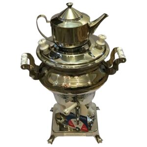 Perzische Elektrische Samovar – Reliëfdruk Ontwerp (4,5 Liter)