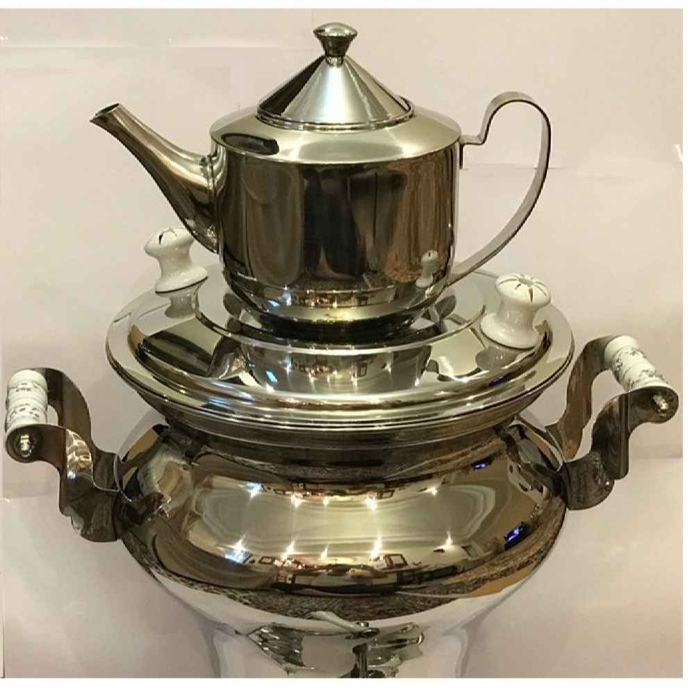 Perzische Elektrische Samovar – Reliëfdruk Ontwerp (4,5 Liter)
