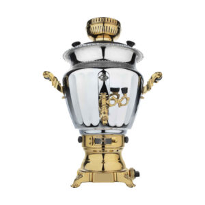 Perzische Gassamovar Theemaker Gladde Afwerking 6 Liter
