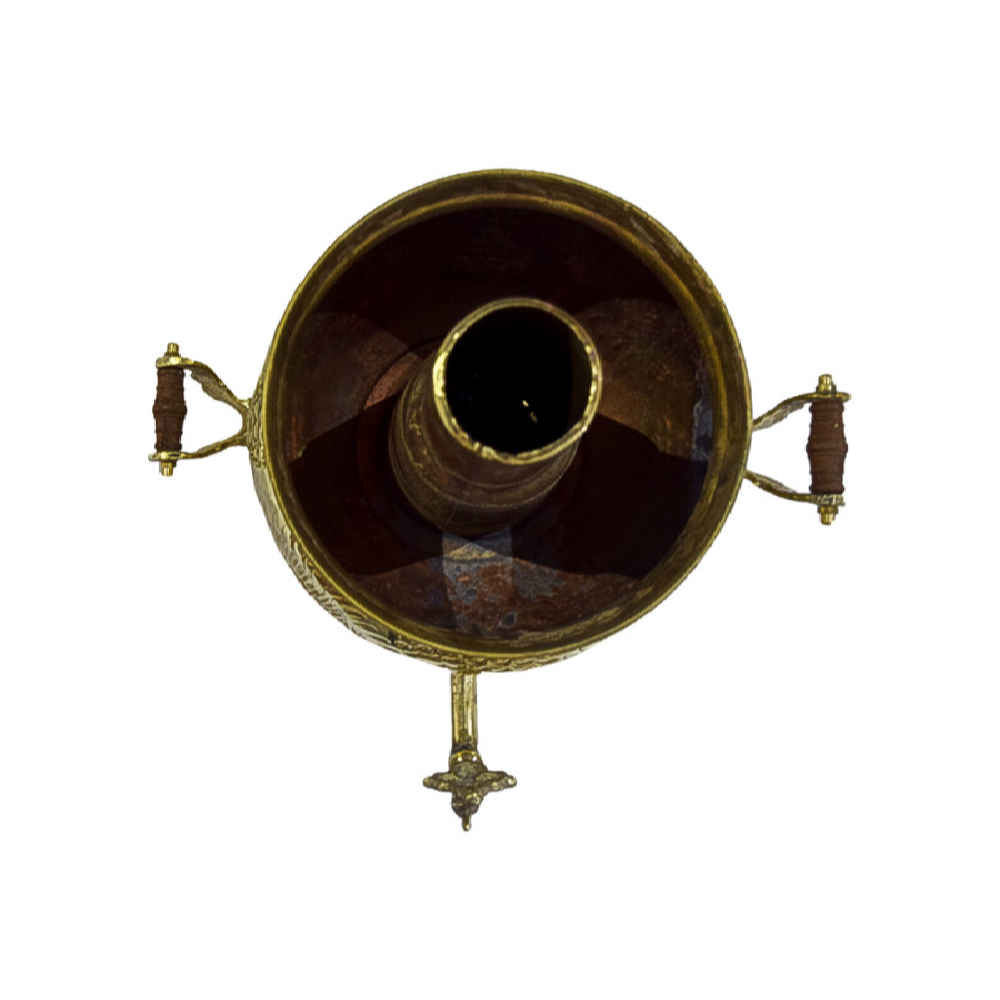 Perzische Messing Samovar Decoratieve Houtskool Theemaker 6 Liter