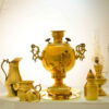 Perzische Messing Samovar Decoratieve Houtskool Theemaker 6 Liter