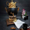 Gas Samovar Theemaker Modern Geometrisch Ontwerp 6 Liter