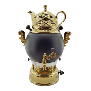 Gas Samovar Theemaker Modern Geometrisch Ontwerp 6 Liter