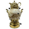 Gas Samovar Theemaker Modern Geometrisch Ontwerp Marmer 6 Liter