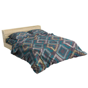 Katoen & Polyester Dubbele Dekbedovertrek – Model Hendesi