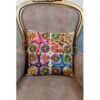 Geborduurde Kussenhoes – Light Suzani Design