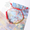 Rode kralenarmband met Boze Oog voor vrouwen