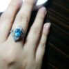 Blue Topaz Zilveren Ring voor Dames Dorna