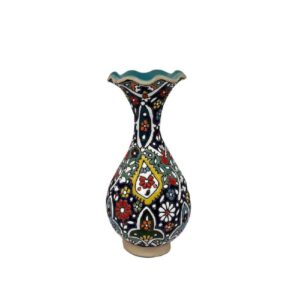 Decoratieve vaas met Perzisch Minakari emaille – Floral