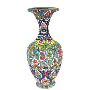 Decoratieve vaas met Perzisch Minakari emaille – Paisley