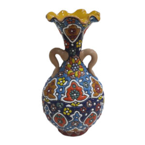 Decoratieve vaas met Perzisch Minakari emaille – Tanaz