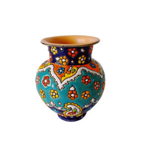 Decoratieve vaas met Perzisch Minakari emaille – Vahab