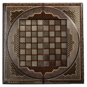 Perzisch Khatamkari Houten Schaakbord Model Royal