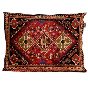 Perzische fluwelen kussensloop – Karin model oranje (2x)
