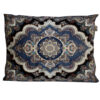 Perzische fluwelen kussensloop – Sonati model blauw (2x)