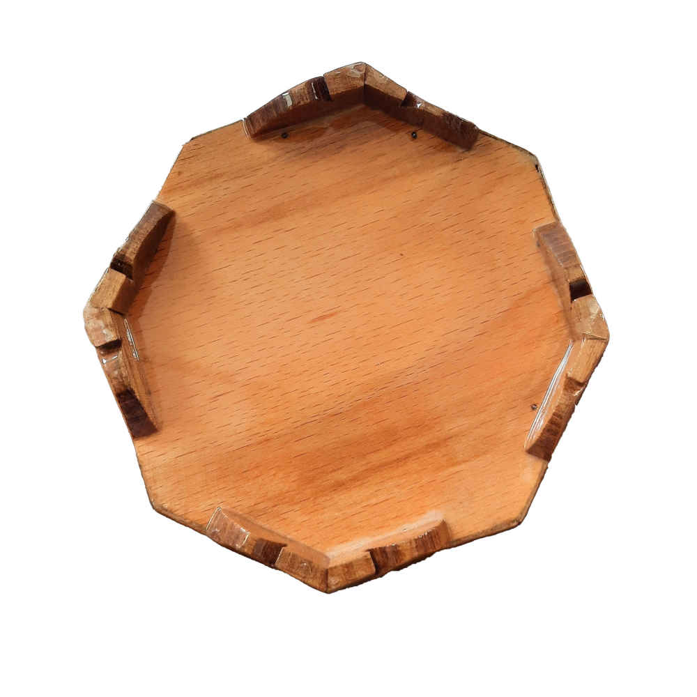 Perzische Houten Prullenbak – Khatamkari Helal Patroon
