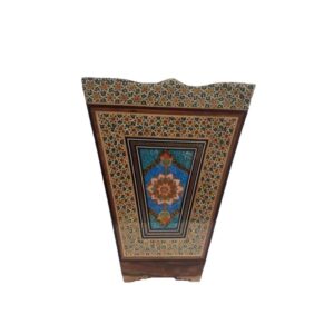 Perzische Houten Prullenbak – Khatamkari Mahsa Model