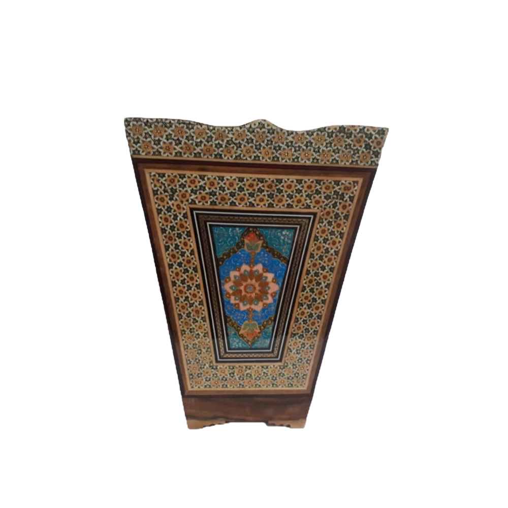 Perzische Houten Prullenbak – Khatamkari Mahsa Model