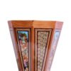 Perzische Houten Prullenbak – Khatamkari Shekar Patroon