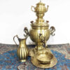 Perzische Messing Samovar Decoratieve Houtskool Theemaker 6 Liter